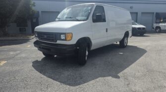2003 Ford E-250 Cargo Van Great work van / cargo van / service van This van was used by a school and is in good condition for its age. Low miles, strong 5.4L engine, solid cargo space, and ready to be used for work or business. Normal wear for a 2003 vehicle, but overall a clean and solid van. Price: $5,800 OUT THE DOOR Price includes: Taxes Plate